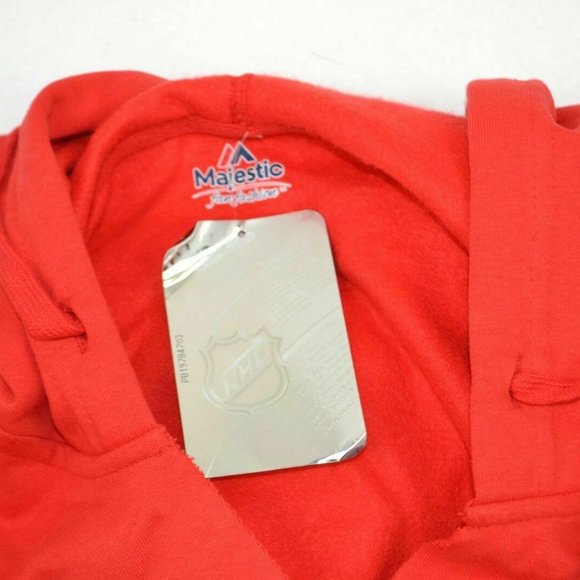 Montreal Canadiens V-Neck Hoodie Sweatshirt - Picture 4 of 5